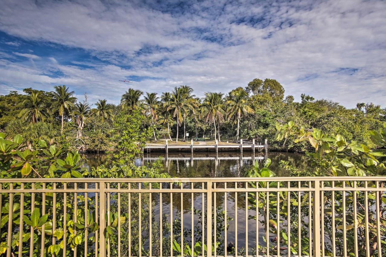 Canal Side Retreat With Dock, By Hollywood Boardwalk Fort Lauderdale Eksteriør billede